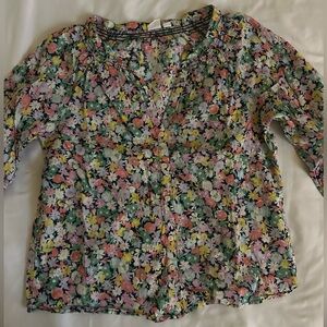GAP Multicolor Floral Blouse